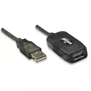 USB Extension Cable Manhattan USB-A to USB-A 10m Male to Female