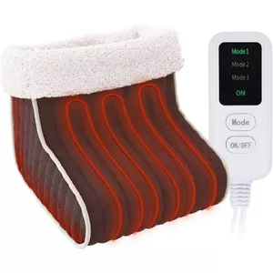 EcoSapiens UGI Electric Foot Warmer, Foot Heater with 3 Temperature Levels, Auto Shut-Off 360 min, Overheat Protection