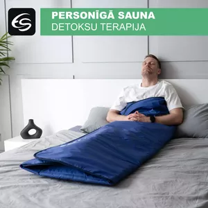 Инфракрасное спа-одеяло EcoSapiens Infrasauna, двухзональное, 9 режимов, автоматическое отключение, детокс, потеря веса, обертывания для тела (180x220 см)