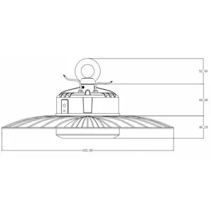 Augstie LED prožektori bousval-electrique LED-HBUD-100 Gen4 100W 140 lm/W 4000K