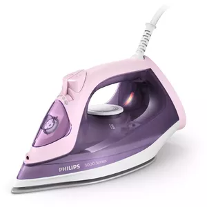 Philips 3000 series DST3020/30 iron Steam iron Ceramic soleplate 2200 W Pink, Purple