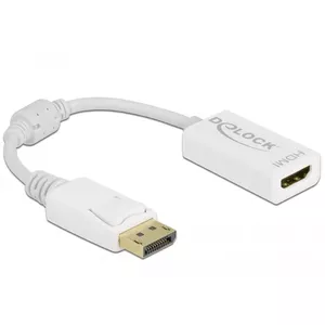 Адаптер DisplayPort 1.1 male to HDMI female Passive white DeLOCK 61015