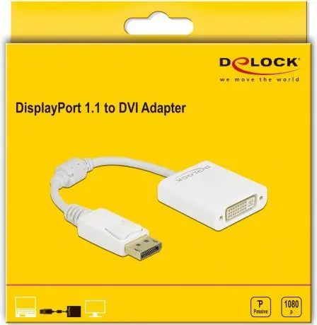 Adapteris DisplayPort 1.1 male uz