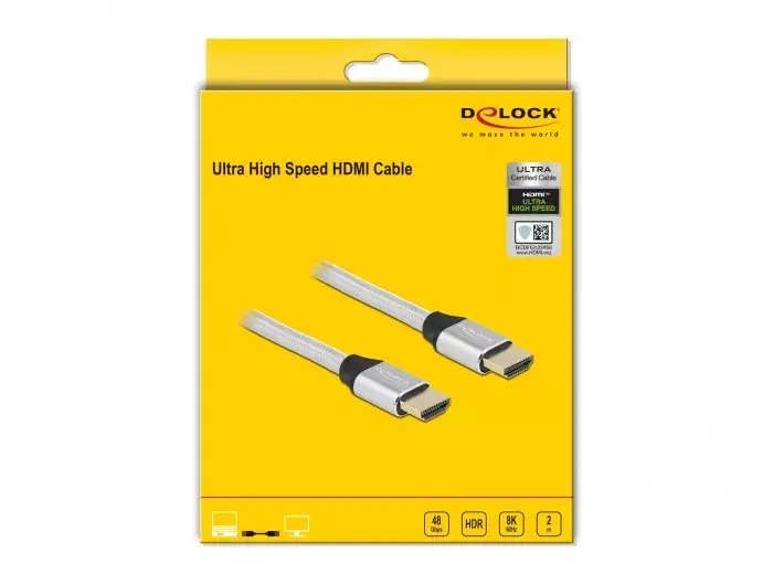 HDMI Cable DeLOCK Ultra High Speed 48 Gbps 8K 60 Hz Photo 3