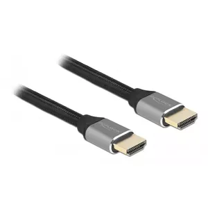 HDMI Cable DeLOCK Ultra High Speed 48 Gbps 8K 60 Hz grey 0.5 m