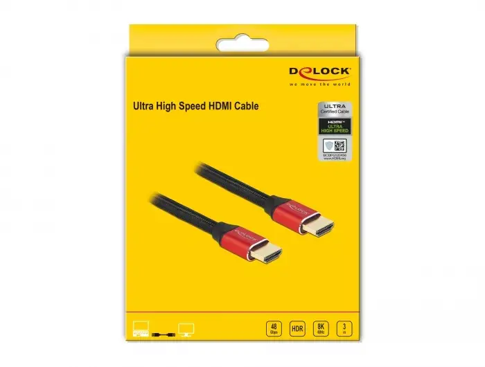 HDMI Cable DeLOCK Ultra High Speed 48 Gbps 8K 60 Hz Photo 3