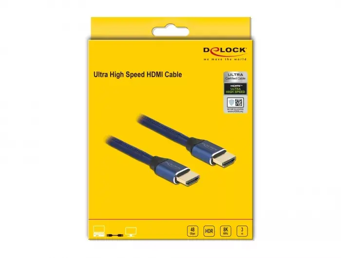 HDMI кабель DeLOCK Ultra High Speed 48 Gbps 8K 60 Hz Photo 2