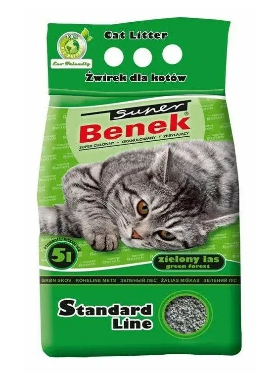Kaķu tualešu pildvielas Super Benek Standard
