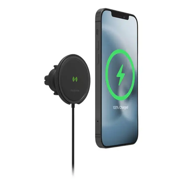 Zagg mophie Snap + Wireless Vent Mount Black Photo 2