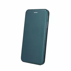 Grāmatiņas tipa aizsargmaciņš iLike priekš Samsung Galaxy A22 4G — tumši zaļš
