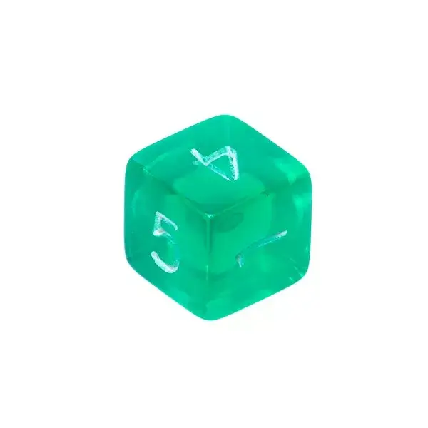 Mini Crystal Dice Green — Rebel Photo 4