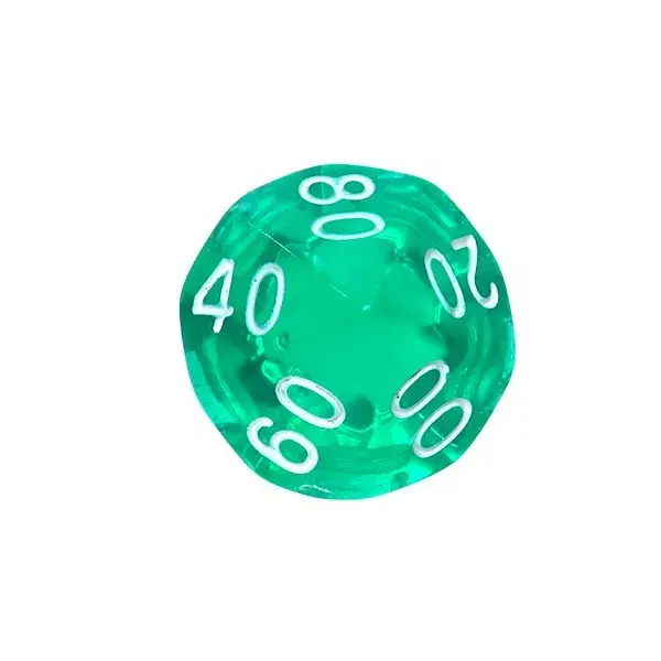 Mini Crystal Dice Green — Rebel Photo 6