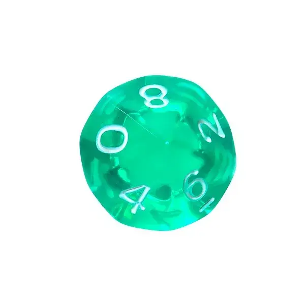 Mini Crystal Dice Green — Rebel Photo 7