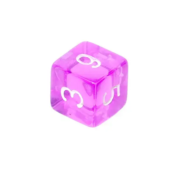 Rebel Mini Crystal Dice Set Purple Photo 3