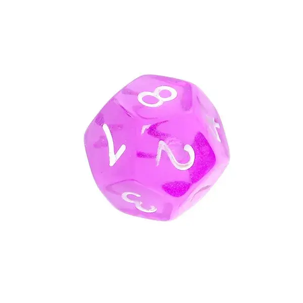 Rebel Mini Crystal Dice Set Purple Photo 4