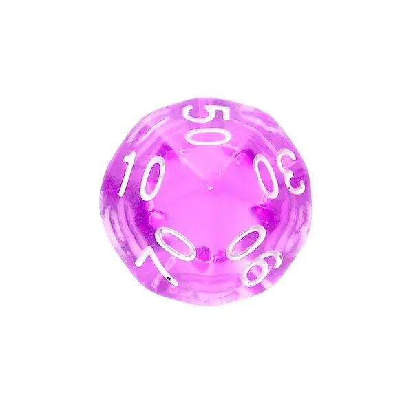 Rebel Mini Crystal Dice Set Purple Photo 5
