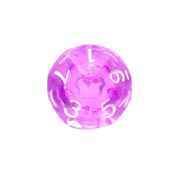 Rebel Mini Crystal Dice Set Purple Photo 8