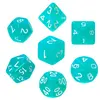 Rebel Komplet kości Kaminie księżycowe Turkus dice set Photo 2