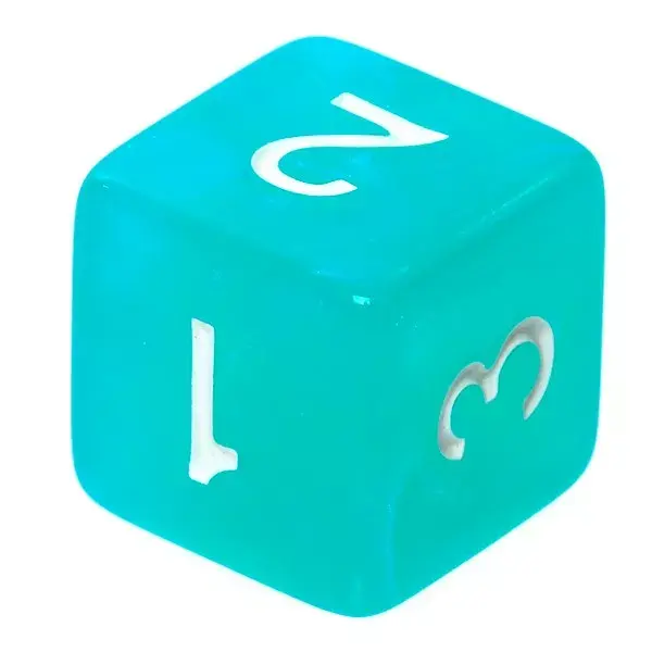 Rebel Komplet kości Kaminie księżycowe Turkus dice set Photo 4