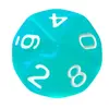 Rebel Komplet kości Kaminie księżycowe Turkus dice set Photo 6