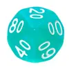 Rebel Komplet kości Kaminie księżycowe Turkus dice set Photo 8