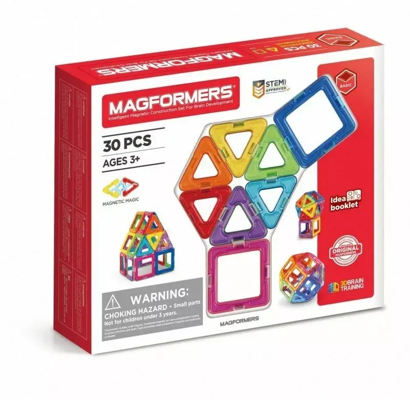 Magformers Magnetic Blocks Basic 30 шт. — MAGFORMERS Photo 3