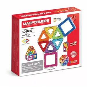 Набор магнитных блоков Magformers Basic, 30 шт. от MAGFORMERS — 30 элементов