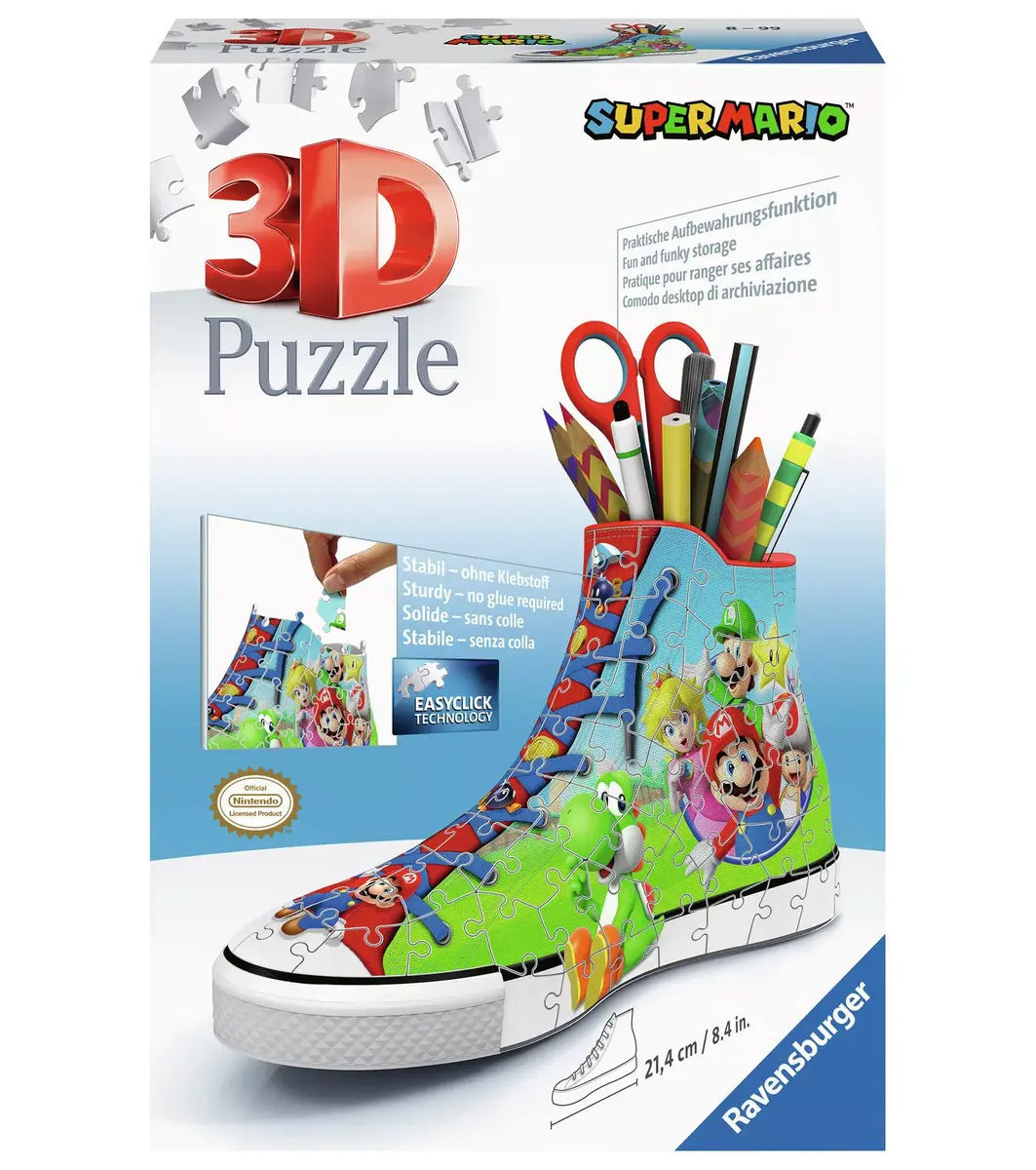 3D Puzle Ravensburger Super Mario Sneaker Photo 2