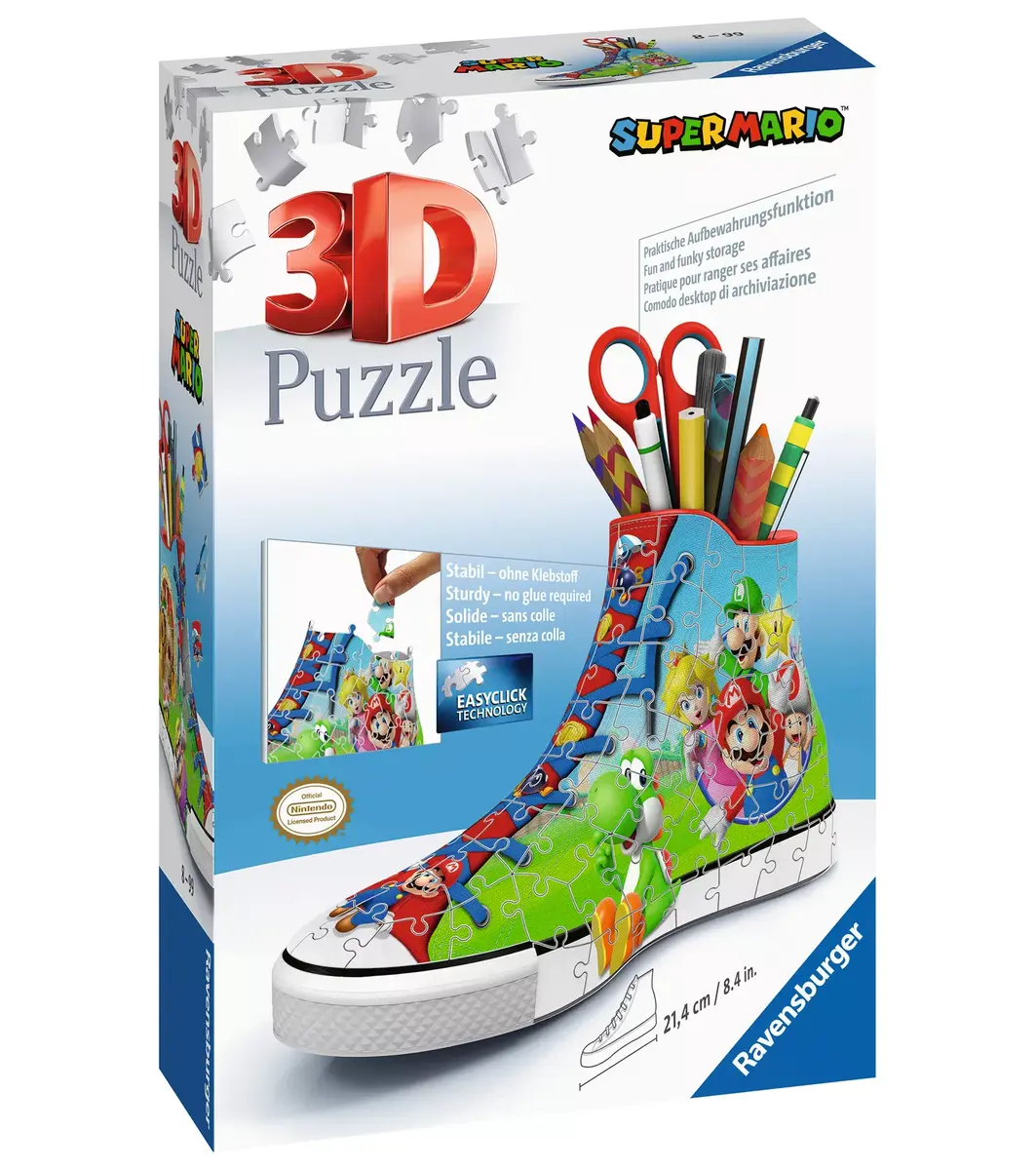 3D Puzle Ravensburger Super Mario Sneaker Photo 3