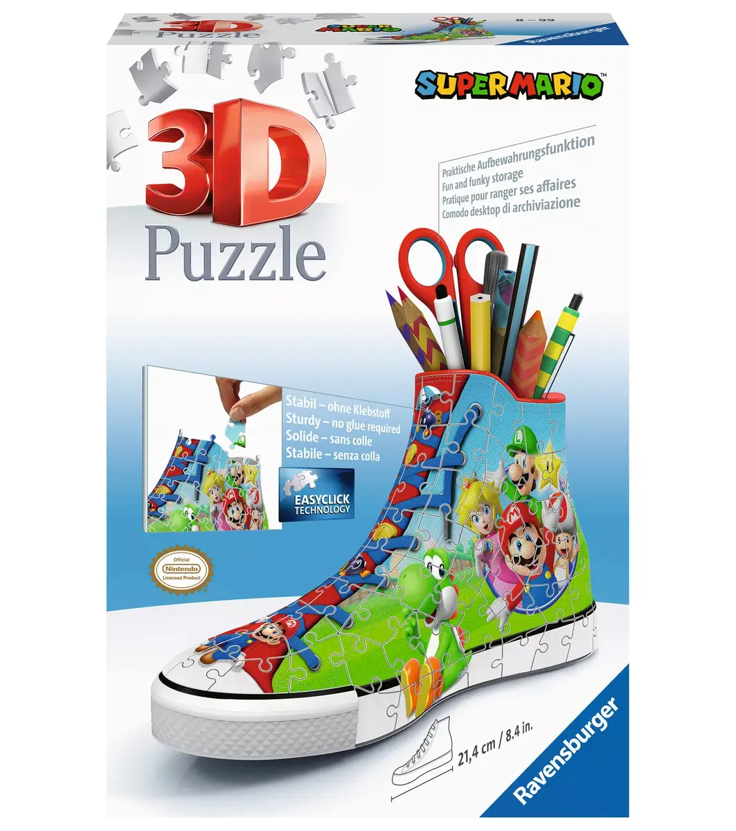 3D Puzle Ravensburger Super Mario Sneaker Photo 4