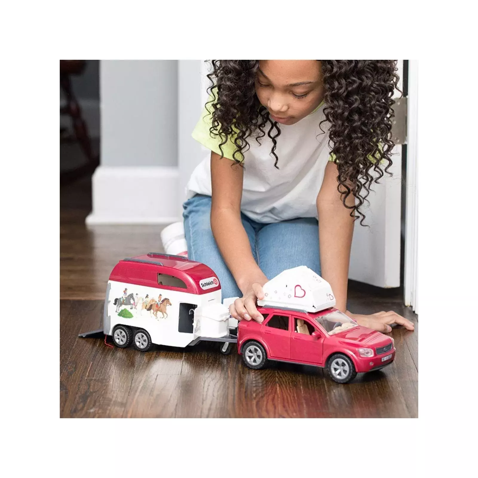 Horse Club Adventures with Car and Trailer - Schleich