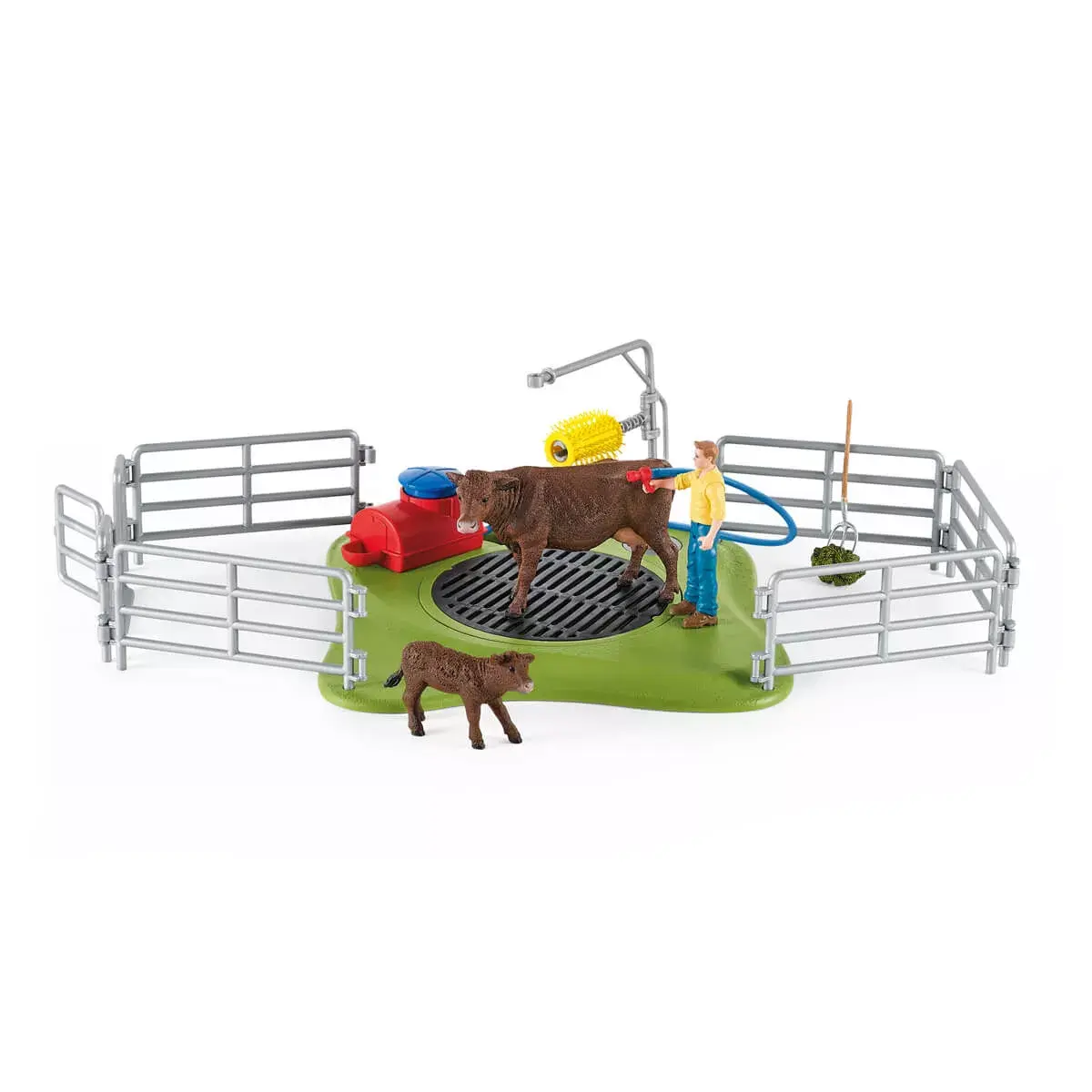 Fermas Schleich FARM WORLD Priecīgā govs mazgāšana Photo 2