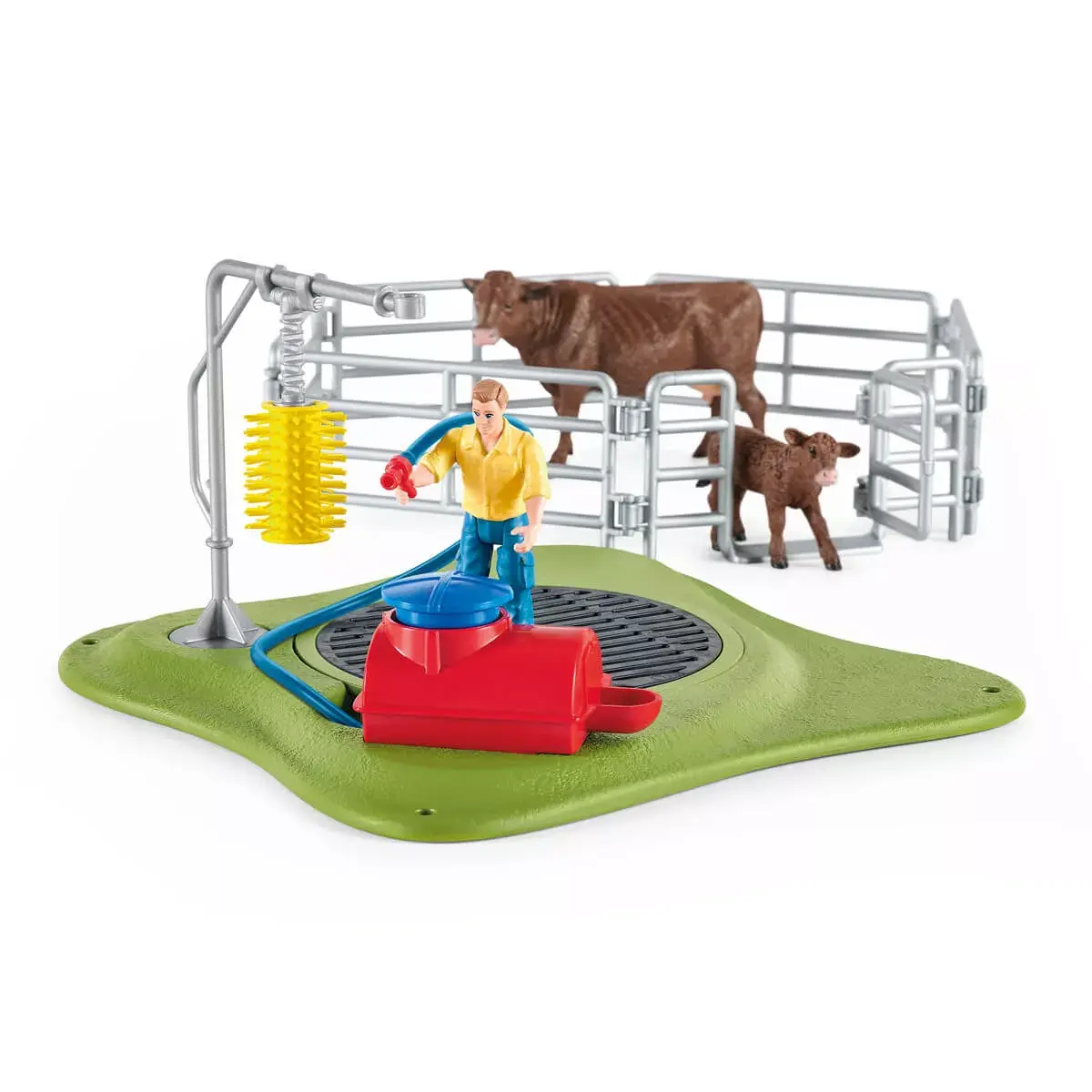 Fermas Schleich FARM WORLD Priecīgā govs mazgāšana Photo 3