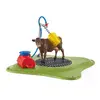 Fermas Schleich FARM WORLD Priecīgā govs mazgāšana Photo 4