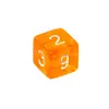 Rebel Mini Crystal Orange dice set Photo 4