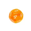 Rebel Mini Crystal Orange dice set Photo 9