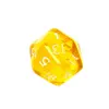 Mini Crystal Dice Set Yellow — Rebel Photo 5