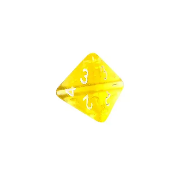 Mini Crystal Dice Set Yellow — Rebel Photo 9