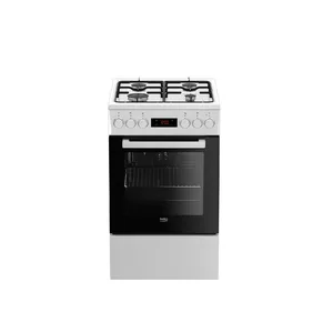 Beko FSE52321DWD cooker Freestanding cooker Gas White A