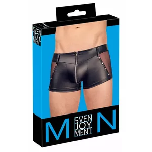 Мужские брюки Svenjoyment 21328421731 размер XL, матовый материал 90% полиэстер/10% спандекс, прозрачные сетчатые вставки, передняя застёжка-молния