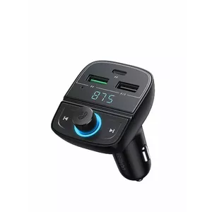 Transmiter FM UGREEN CD229, Bluetooth 5.0, USB QC 3.0, USB-C PD, microSD (czarny)