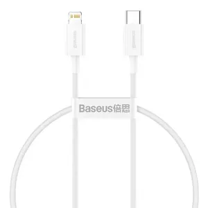 USB-C to Lightning cable Baseus CATLYS-02, 0.25 m, 20W, white