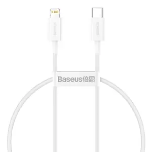 USB-C to Lightning cable Baseus CATLYS-02, 0.25 m, 20W, white