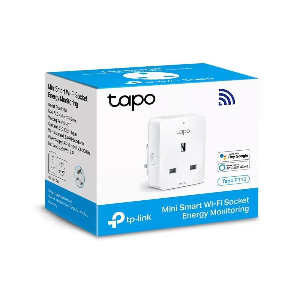 Viedā Wi-Fi kontaktligzda Tapo Mini P110 Photo 8
