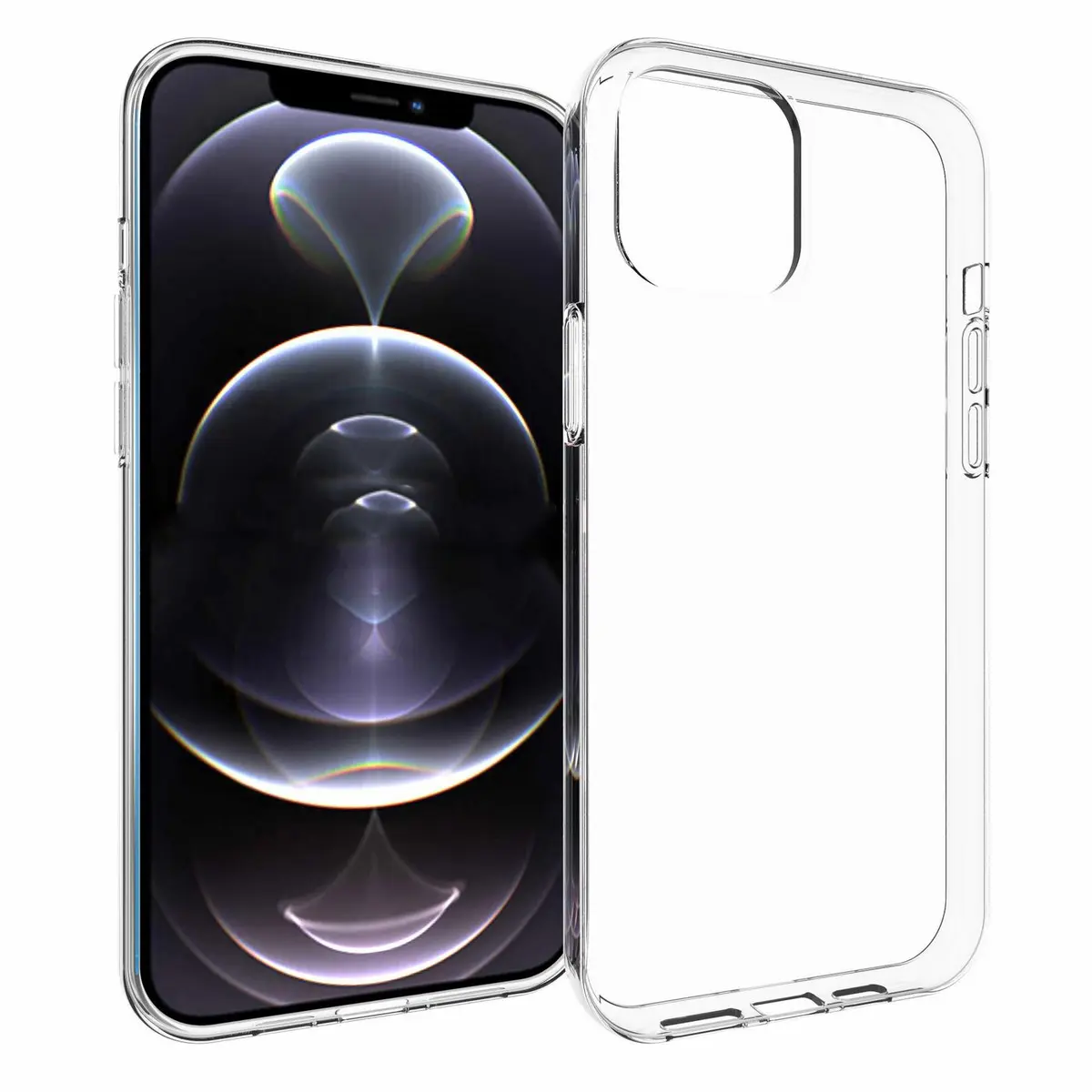 ESTUFF Caurspīdīgs vāciņš mobilajam tālrunim Apple