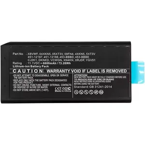Аккумулятор CoreParts DELL Latitude 12 7204 14 7404 14 Rugged 5404