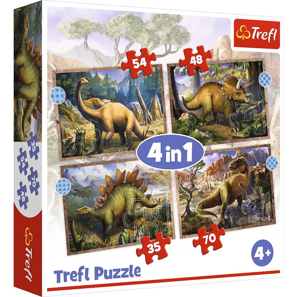 Trefl 34383 Puzle Dinozauri 70 gabaliņas