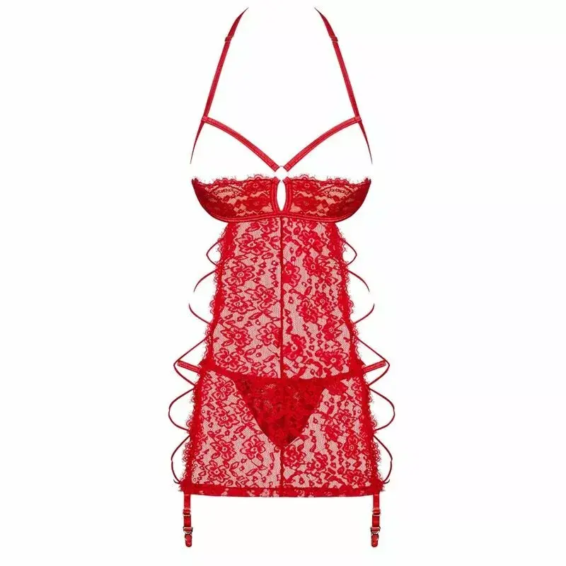 Неглиже Obsessive Rediosa L/XL черное Photo 3