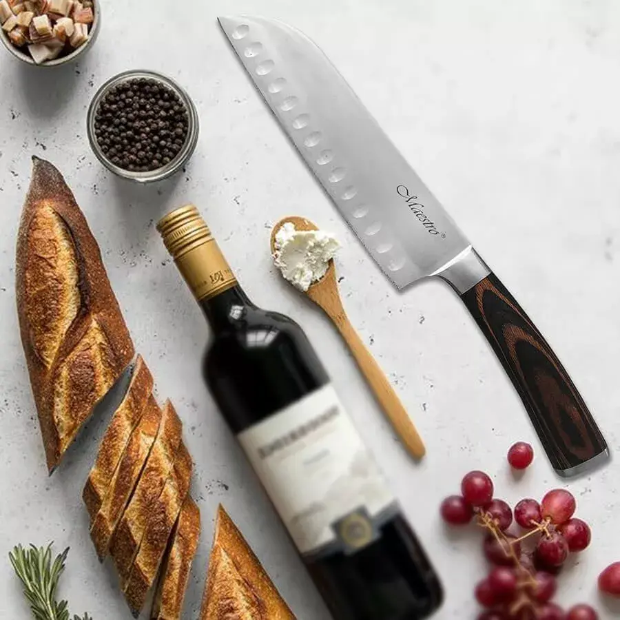 Santoku knife Maestro MR-1465 7" Photo 2