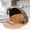 Maestro MR-1678-BR-BROWN Bamboo Bread Bin Photo 3